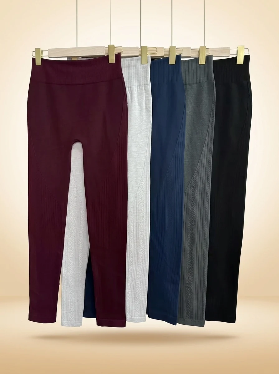 Walundi yoga leggings — High Cost Performance Yoga Pants Bright Colors 45% Polyester 40% Cotton 5% Spandex Yoga Pa