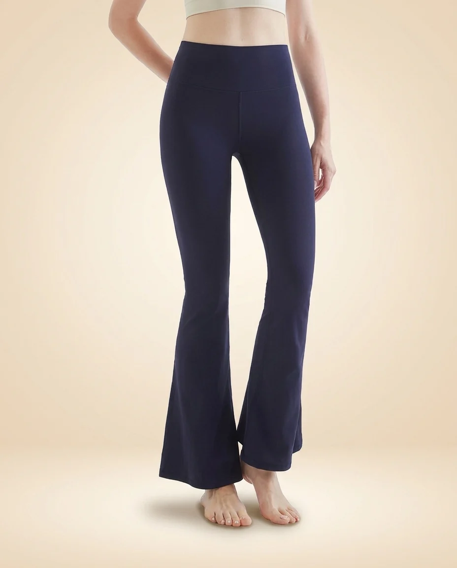 Walundi yoga leggings collection — folded sage green high-waist leggings