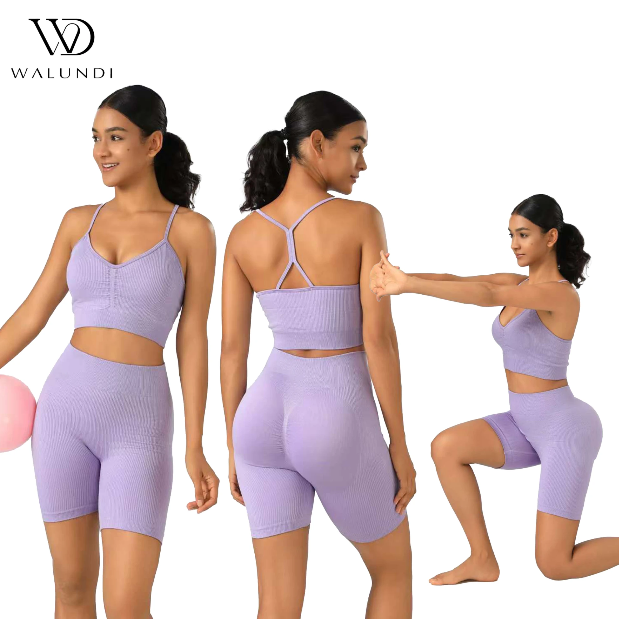 2PC Big Size Plus Size 5XL v Neck Racer Back High Stretch Workout Top Breathable Leggings Yoga Set