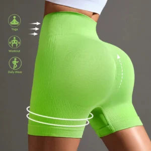 High Quality Fitness Workout Running Gym Push up  Activewear Light Green Seamless Yoga Set High Waist Leggings for Women